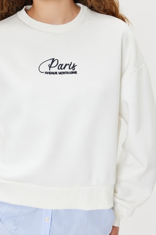 Sweat oversize - Blanc