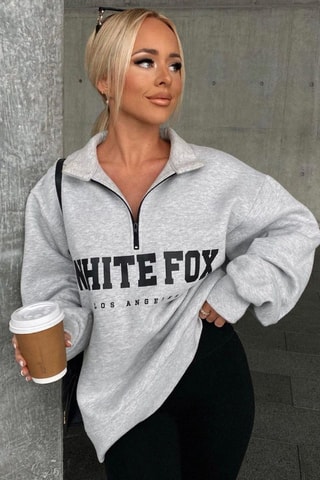 Sweat - Gris clair chiné