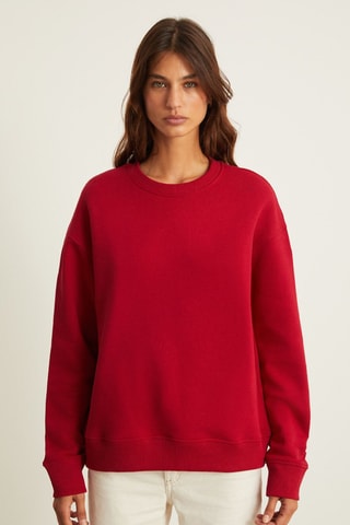 Sweat oversize - Rouge