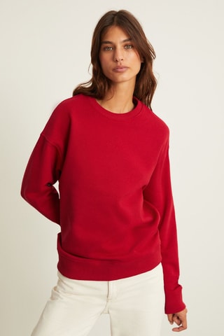 Sweat oversize - Rouge