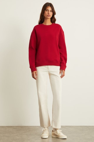 Sweat oversize - Rouge