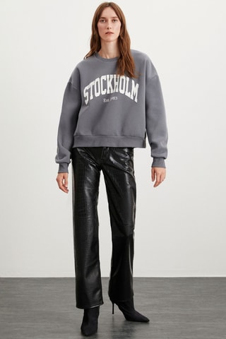 Sweat oversize - Gris