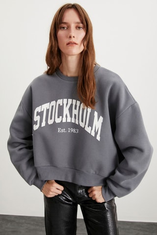 Sweat oversize - Gris