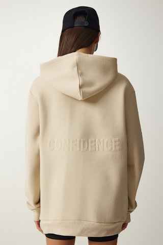 Sweat à capuche - Beige