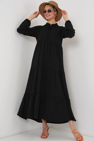 Vestido estilo patinadora - Preto