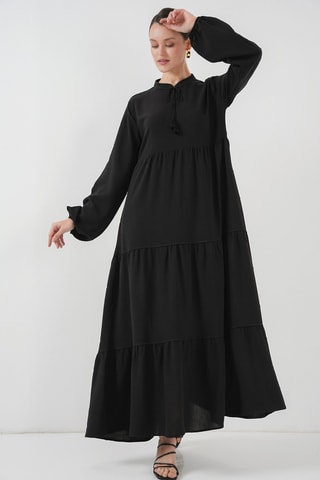 Vestido comprido - Preto