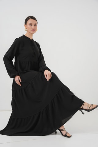 Vestido comprido - Preto