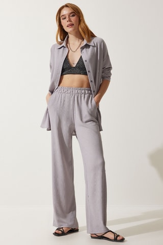 Chemisier et pantalon - Gris