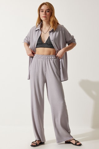 Chemisier et pantalon - Gris