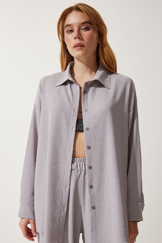 Chemisier et pantalon - Gris