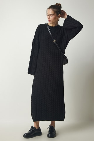 Vestido-camisola - Preto