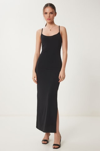 Vestido comprido - Preto
