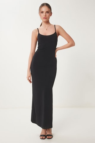 Vestido comprido - Preto