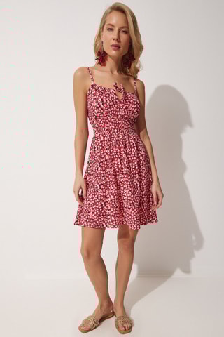 Vestido estilo patinadora - Vermelho