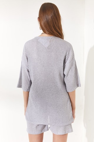 Top et short - Gris