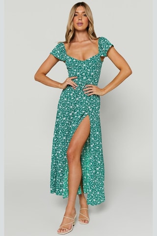 Vestido comprido - Verde