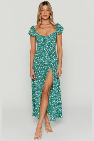 Vestido comprido - Verde