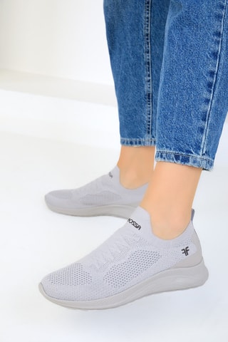 Slip-on - Cinzento-claro