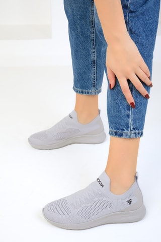 Slip-on - Cinzento-claro