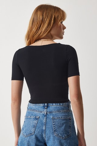 Crop top - Noir