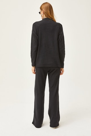 Top et pantalon - Noir
