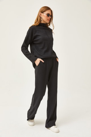 Top et pantalon - Noir