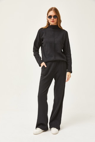 Top et pantalon - Noir