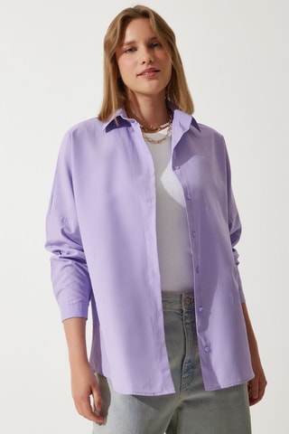 Camisa oversize - Lilás