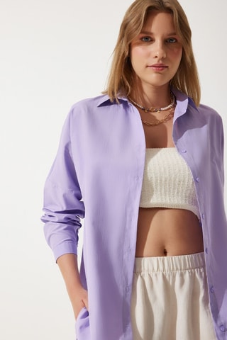 Camisa oversize - Lilás