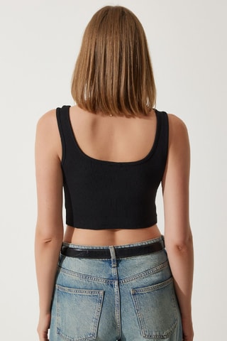 Crop top - Noir