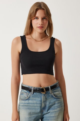 Crop top - Noir