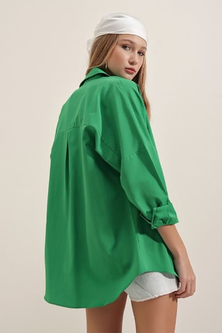 Camisa oversize - Verde