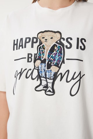 T-shirt oversize - Ecru