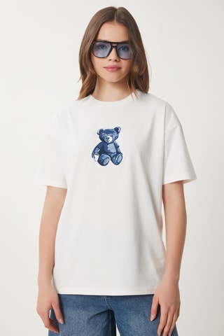 T-shirt oversize - Cru