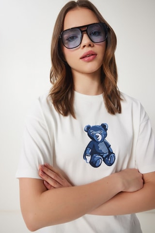 T-shirt oversize - Cru