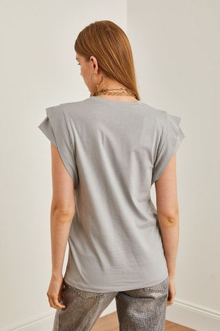 T-shirt - Gris clair
