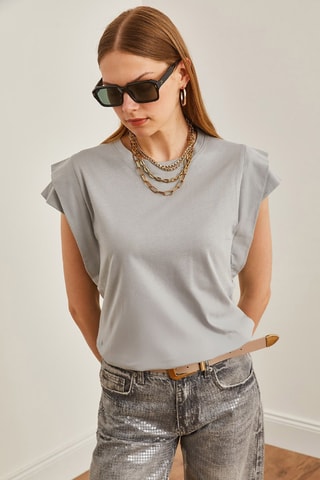 T-shirt - Gris clair