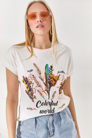 T-shirt - Ecru