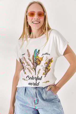 T-shirt - Ecru
