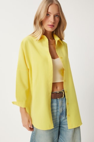 Camisa oversize - Amarelo
