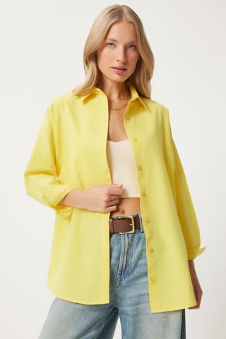 Camisa oversize - Amarelo