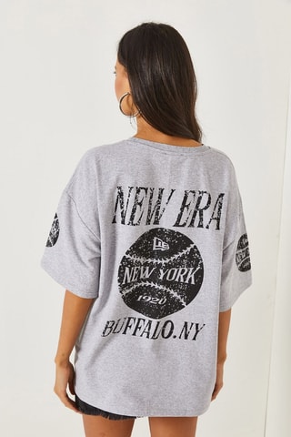 T-shirt oversize - Gris chiné