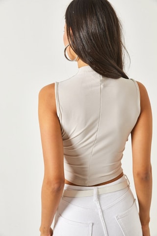 Crop top - Beige