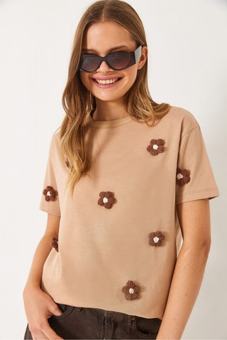T-shirt - Beige