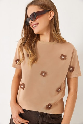 T-shirt - Beige