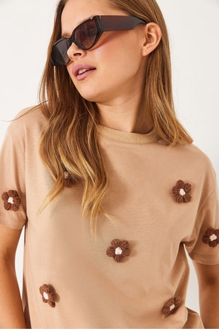 T-shirt - Beige