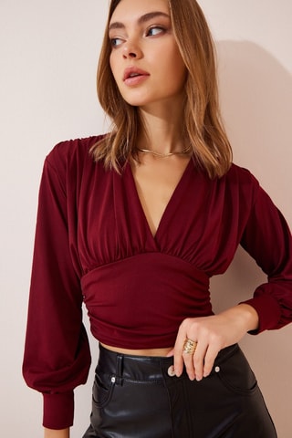 Crop top - Bordeaux