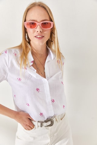 Camisa em linho - Cru