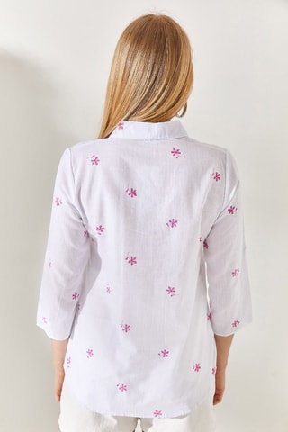 Camisa em linho - Cru