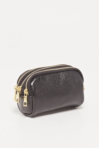 Porta-moedas em couro Dore - Preto
